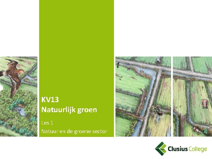 KV 13 Natuurlijk groen Les 1 Natuur en de groene sector 