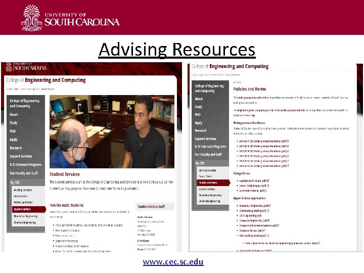 Advising Resources www. cec. sc. edu 