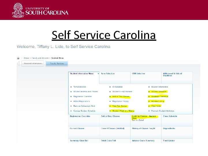 Self Service Carolina 