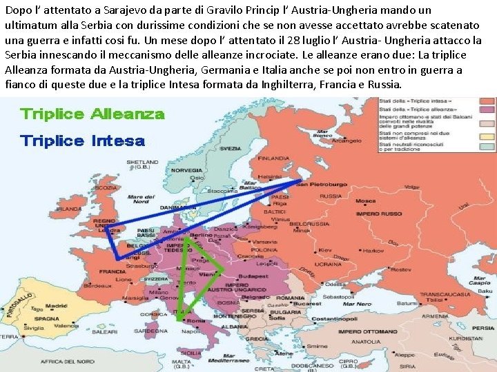 Dopo l’ attentato a Sarajevo da parte di Gravilo Princip l’ Austria-Ungheria mando un