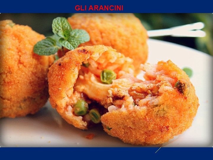 GLI ARANCINI 