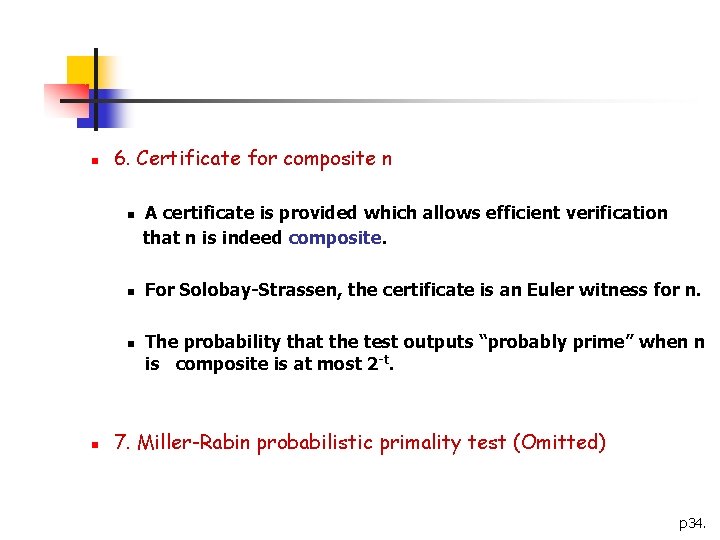 n 6. Certificate for composite n n n A certificate is provided which allows