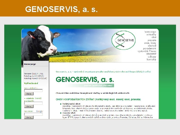 GENOSERVIS, a. s. 