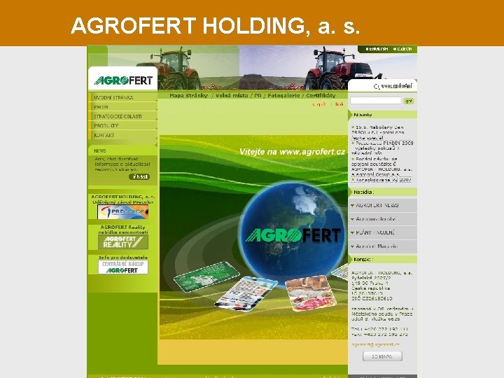 AGROFERT HOLDING, a. s. 