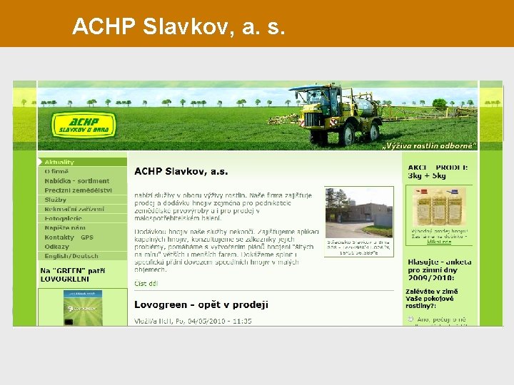 ACHP Slavkov, a. s. 