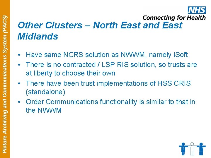 Picture Archiving and Communications System (PACS) Other Clusters – North East and East Midlands