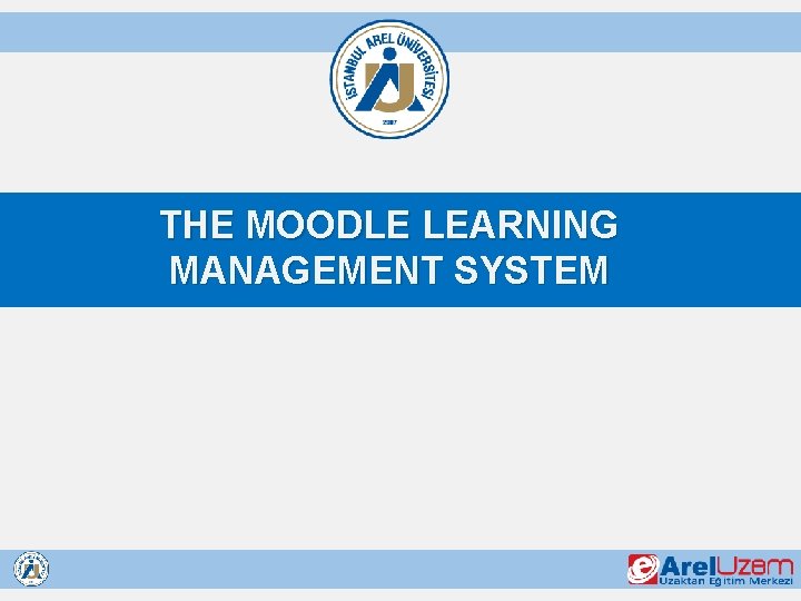 THE MOODLE LEARNING MANAGEMENT SYSTEM 