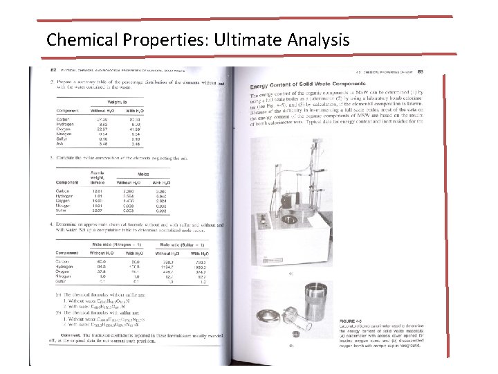 Chemical Properties: Ultimate Analysis 