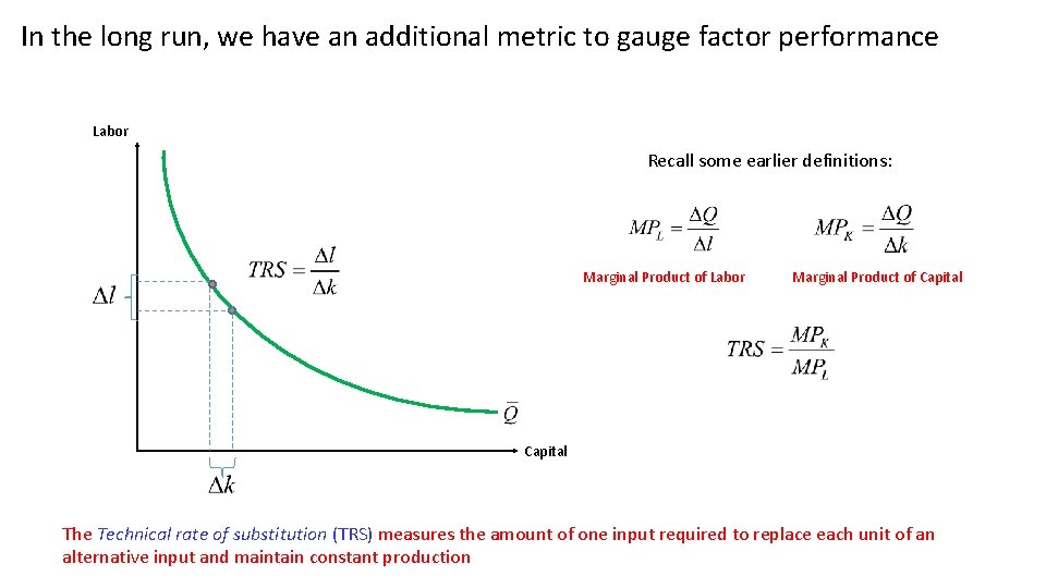 In the long run, we have an additional metric to gauge factor performance Labor