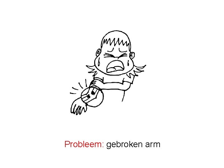 Probleem: gebroken arm 