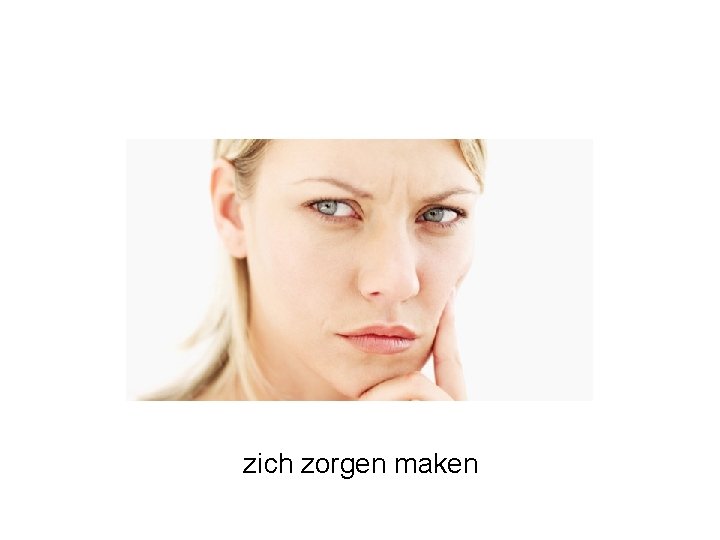 zich zorgen maken 