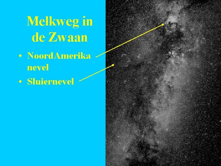 Melkweg in de Zwaan • Noord. Amerika nevel • Sluiernevel 