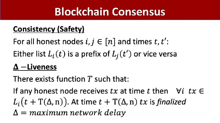 Blockchain Consensus • 