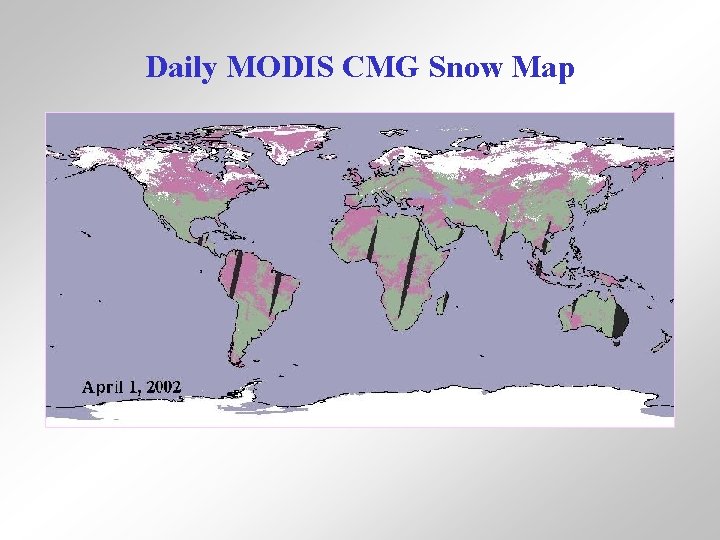 Daily MODIS CMG Snow Map 