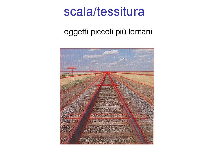 scala/tessitura oggetti piccoli più lontani 