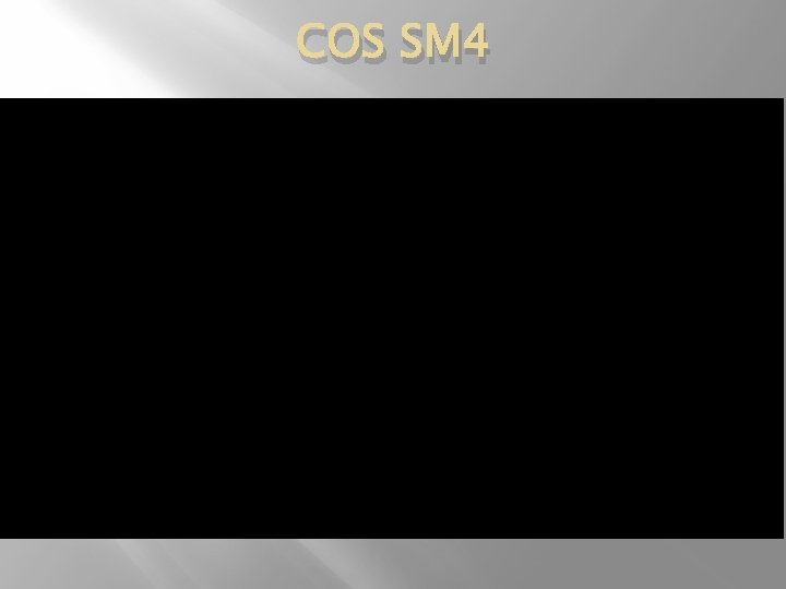 COS SM 4 