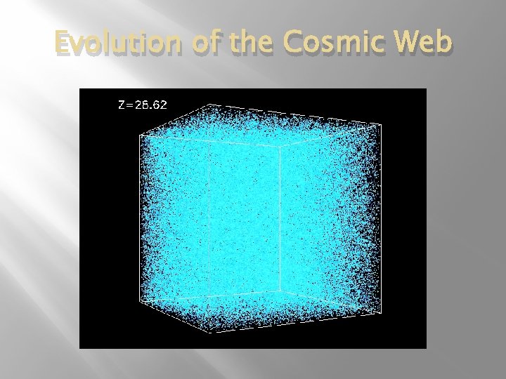 Evolution of the Cosmic Web 