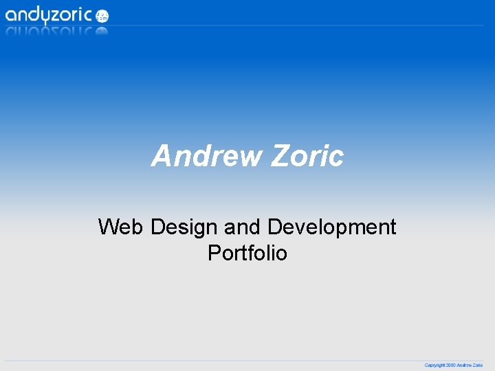 Andrew Zoric Web Design and Development Portfolio 