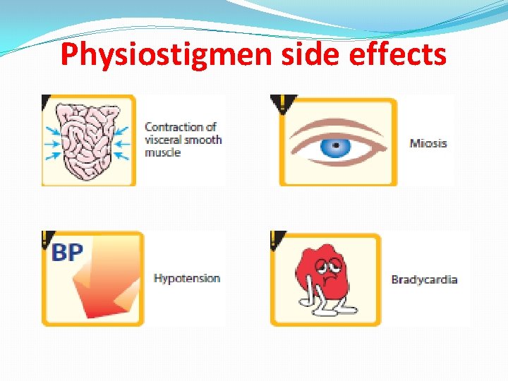 Physiostigmen side effects 