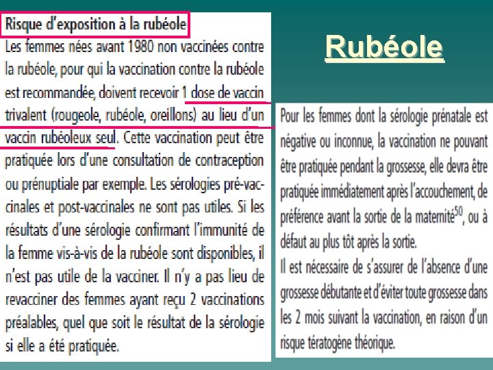 Rubéole 