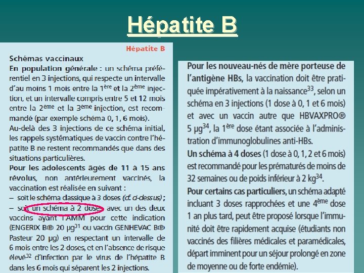 Hépatite B 