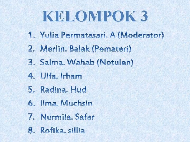 KELOMPOK 3 