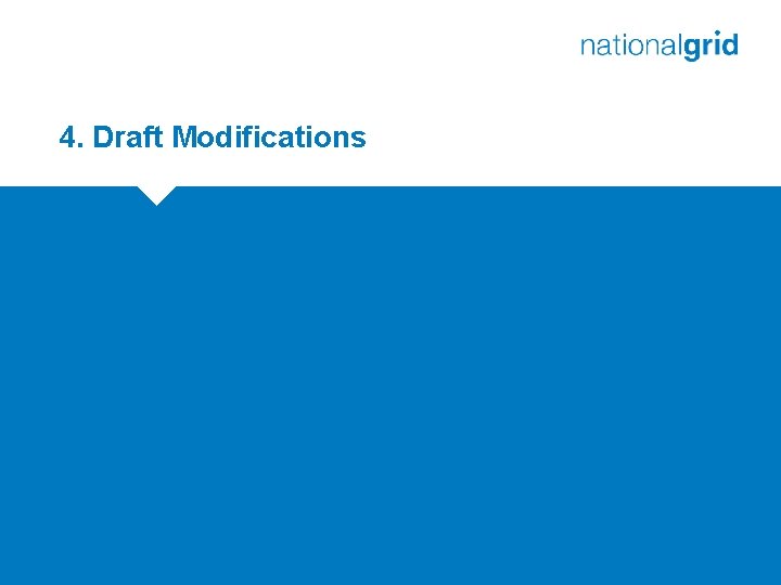 4. Draft Modifications 