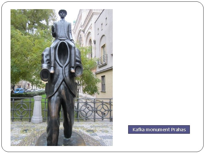 Kafka monument Prahas 