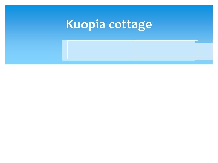 Kuopia cottage 