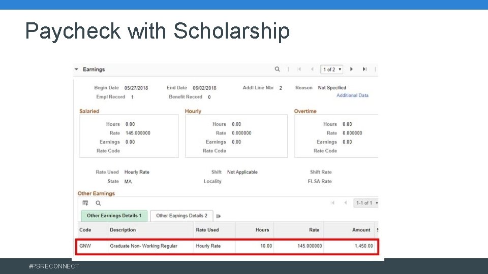 Paycheck with Scholarship #PSRECONNECT 