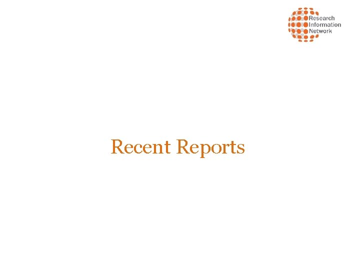 Recent Reports 