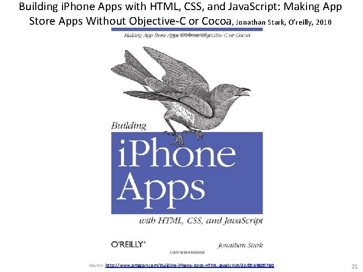 Building i. Phone Apps with HTML, CSS, and Java. Script: Making App Store Apps