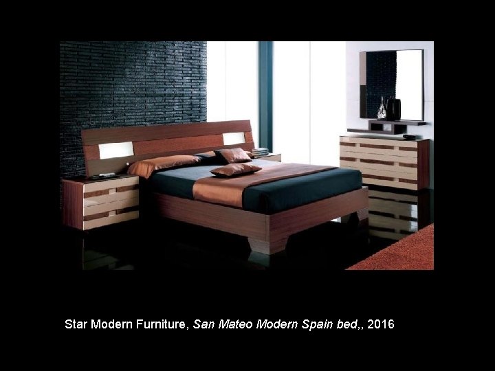 Star Modern Furniture, San Mateo Modern Spain bed, , 2016 