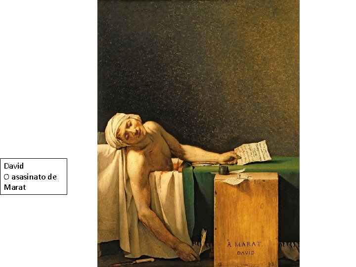 David O asasinato de Marat 