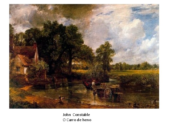 John Constable O Carro de heno 