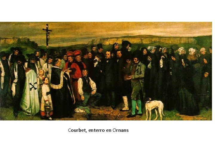 Courbet, enterro en Ornans 