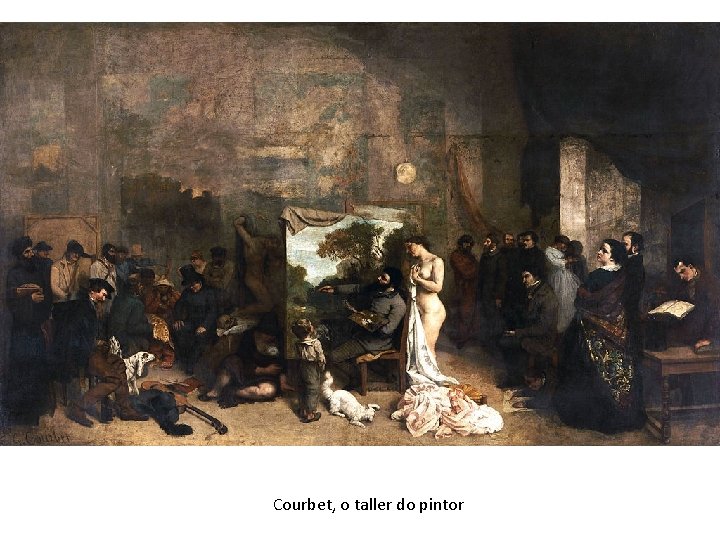 Courbet, o taller do pintor 