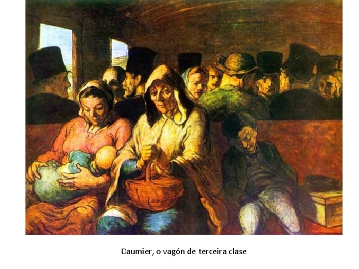 Daumier, o vagón de terceira clase 