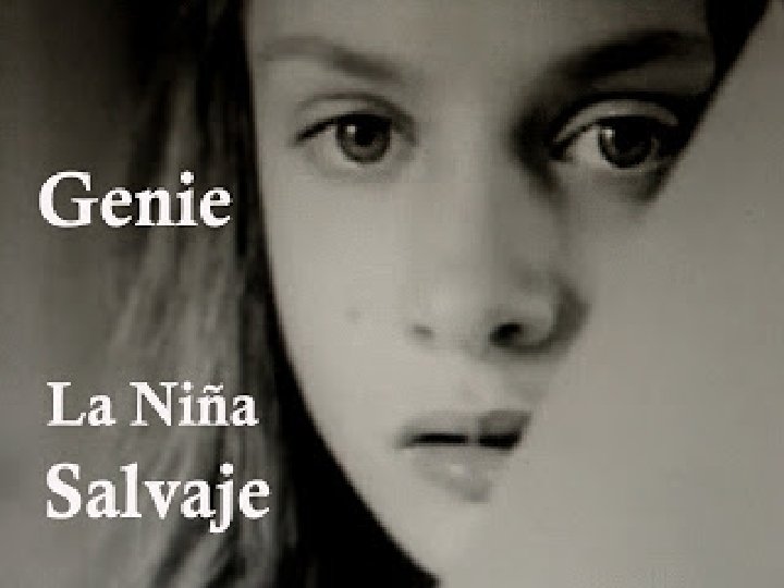 CASO GENIE “La niña Salvaje” CASO GENIE “La niña Salvaje”