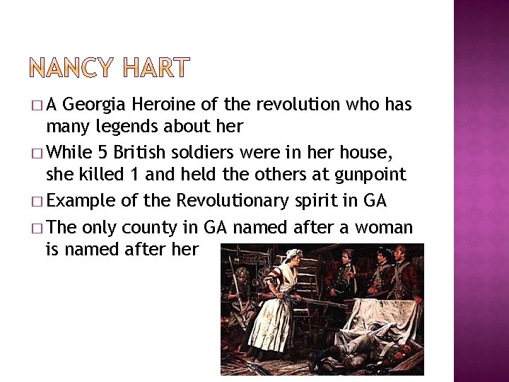 �A Georgia Heroine of the revolution who has many legends about her � While �A Georgia Heroine of the revolution who has many legends about her � While