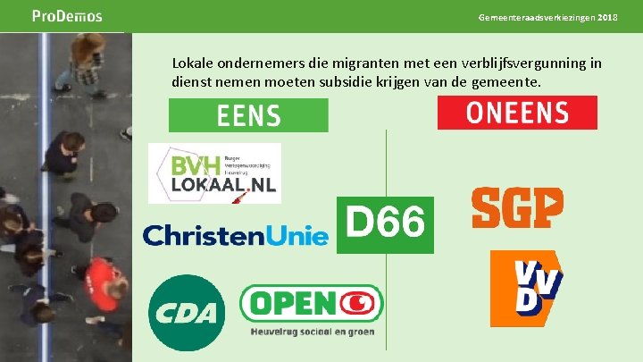 Gemeenteraadsverkiezingen 2018 Beeld op de positie van dit grijze kader Breedte 5 cm Hoogte