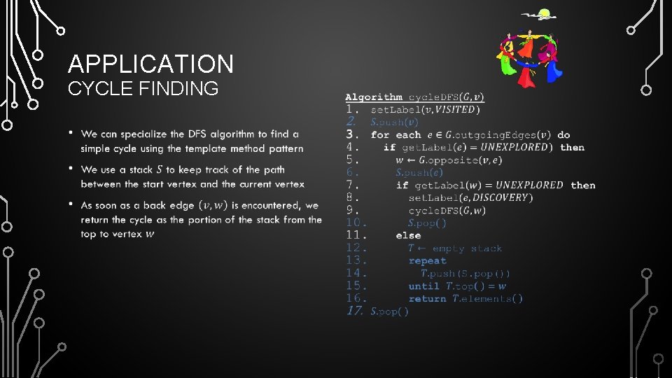 APPLICATION CYCLE FINDING • • 