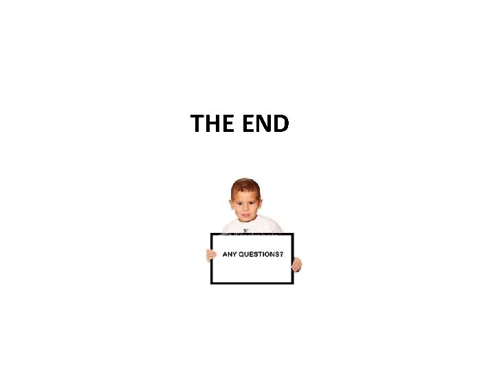 THE END 