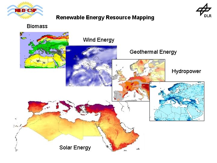 Renewable Energy Resource Mapping Biomass Wind Energy Geothermal Energy Hydropower Solar Energy 