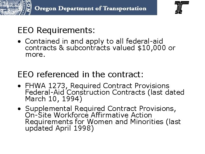 Model Eeo Program External Workforce Programs Equal Employment Opportunity EEO Program
