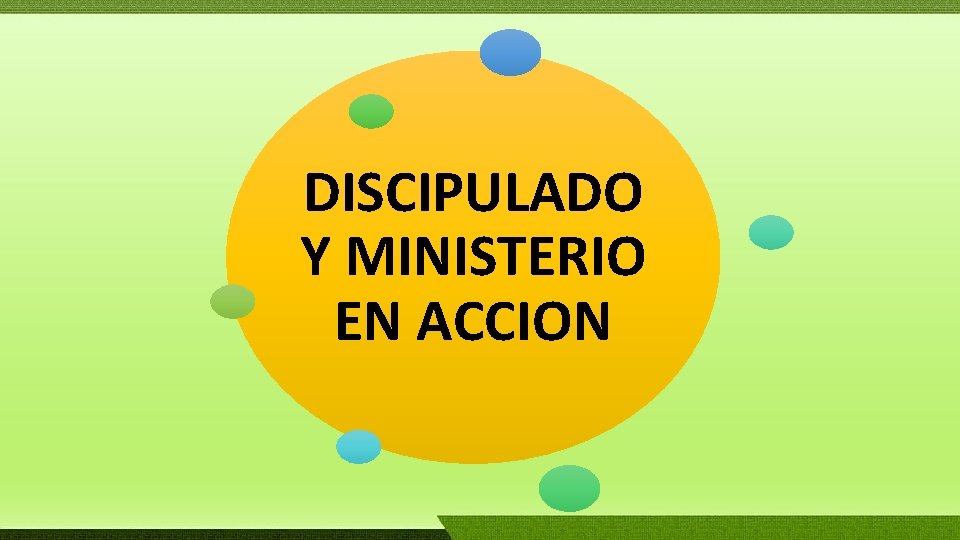 DISCIPULADO Y MINISTERIO EN ACCION 