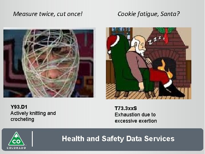 Measure twice, cut once! ICD 9 CM code 820 Description Fracture of neck of