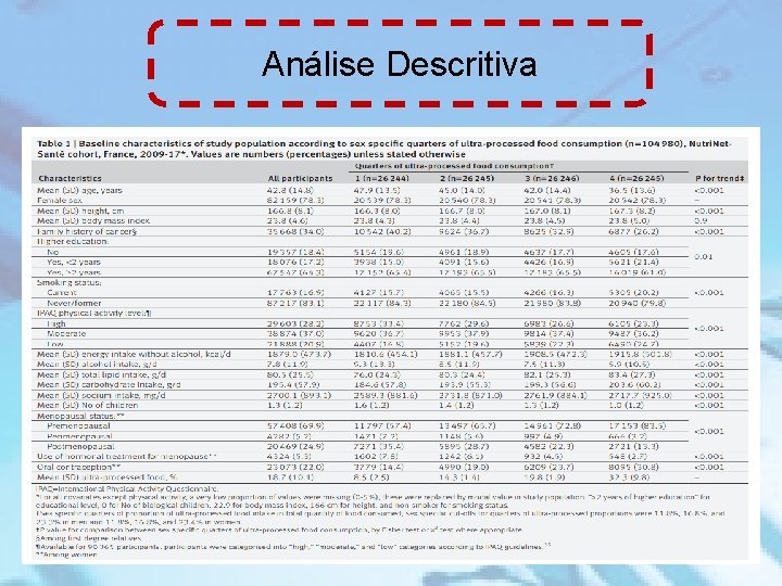 Análise Descritiva 