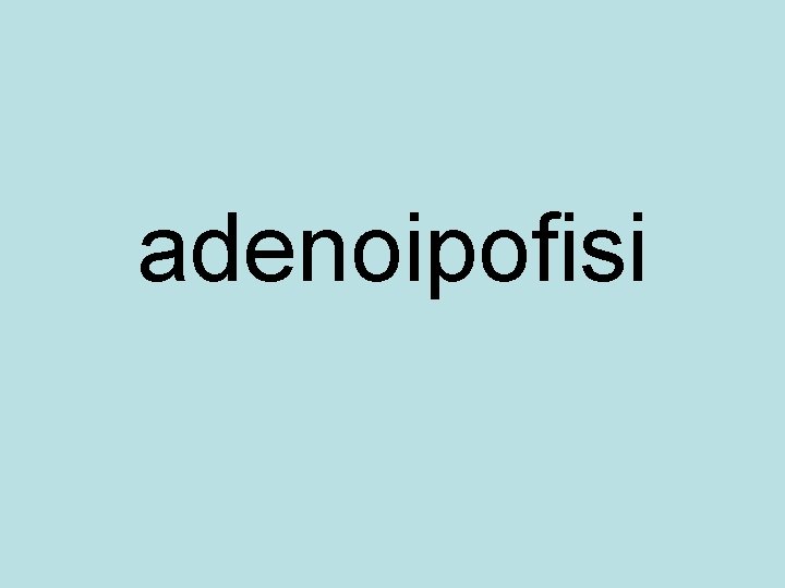 adenoipofisi 