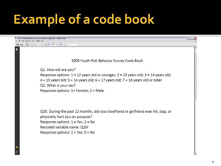 SPSS for BeginnersLevel I 1 What is in